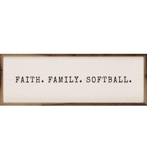 Faith Family Softball White